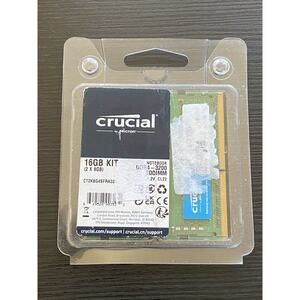 Crucial 16GB KIT (2x8GB) DDR4 3200MHz SODIMM Laptop RAM Memory